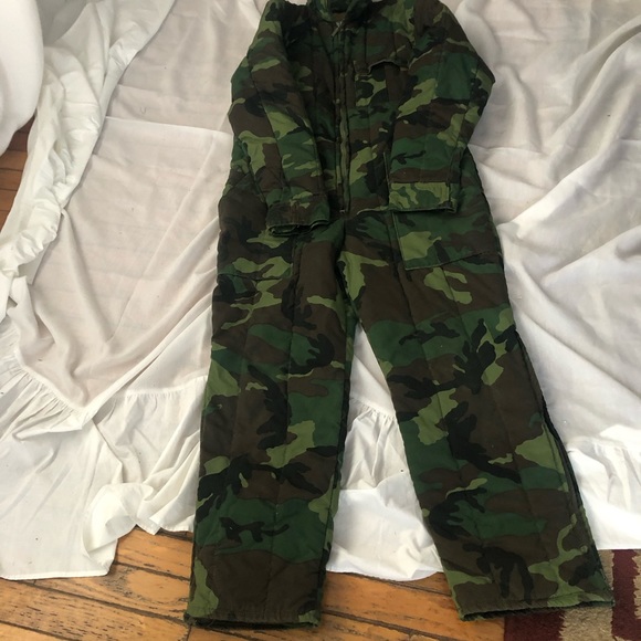 VTG Trophy Club Camo Coveralls Insulated Hunting Suit - Picture 3 of 10